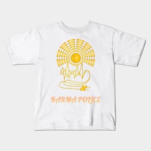 Karma Police Play in Headset Kids T-Shirt